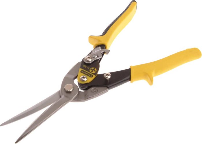 Tooled Up | Stanley Stanley Long Cut Aviation Snips Straight Cut 250mm Stanley Stanley Long Cut Aviation Snips Straight Cut 250mm