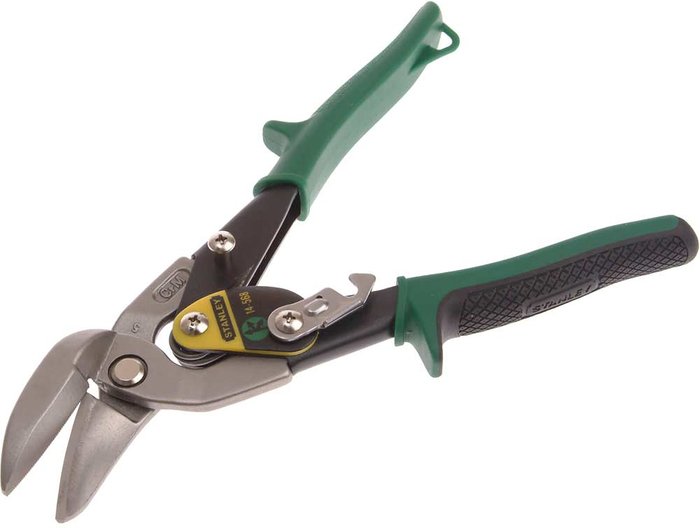 Tooled Up | Stanley Stanley FatMax Aviation Snips Offset Right Cut 250mm Stanley Stanley FatMax Aviation Snips Offset Right Cut 250mm