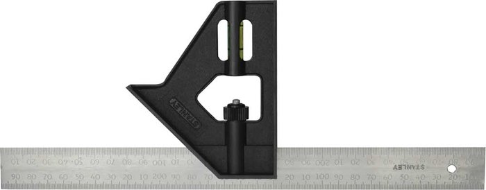 Tooled Up | Stanley Stanley Lightweight Combination Square 300mm Stanley Stanley Lightweight Combination Square 300mm