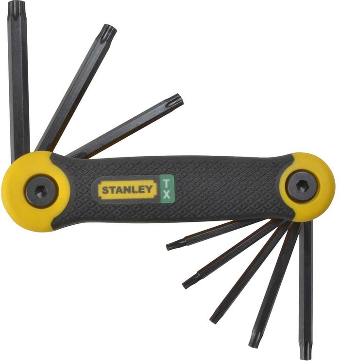 Tooled Up | Stanley Stanley 8 Piece Folding Torx Key Set Stanley Stanley 8 Piece Folding Torx Key Set