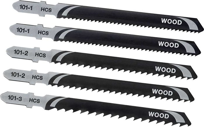 Tooled Up | Stanley Stanley 5 Piece T Shank Jigsaw Blade Set for Wood Stanley Stanley 5 Piece T Shank Jigsaw Blade Set for Wood