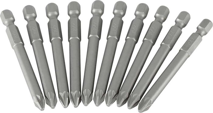 Tooled Up | Stanley Stanley Pozi Screwdriver Bit PZ2 70mm Pack of 10 Stanley Stanley Pozi Screwdriver Bit PZ2 70mm Pack of 10