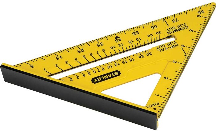 Tooled Up | Stanley Stanley - STHT46010 Dual Colour ABS Quick Square 175mm 7in 46-010 Stanley Stanley - STHT46010 Dual Colour ABS Quick Square 175mm 7in 46-010