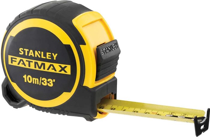 Tooled Up | Stanley Stanley Fatmax Next Generation Tape Measure Imperial & Metric 33ft / 10m 32mm Stanley Stanley Fatmax Next Generation Tape Measure Imperial & Metric 33ft / 10m 32mm