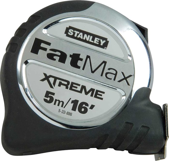 Tooled Up | Stanley STA533886 FatMax Xtreme 5m/16ft Tape Measure - Stanley Stanley STA533886 FatMax Xtreme 5m/16ft Tape Measure - Stanley