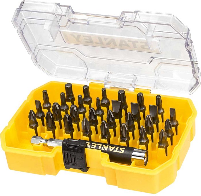 Tooled Up | Stanley Stanley 31 Piece Screwdriver Bit Set Stanley Stanley 31 Piece Screwdriver Bit Set