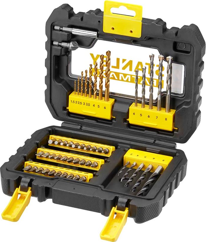 Tooled Up | Stanley Stanley FatMax 50 Piece SFM Drilling & Screwdriving Set Stanley Stanley FatMax 50 Piece SFM Drilling & Screwdriving Set