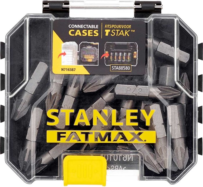 Tooled Up | Stanley Stanley FatMax 20 Piece 25mm Pz2 Screwdriver Bit Set Stanley Stanley FatMax 20 Piece 25mm Pz2 Screwdriver Bit Set