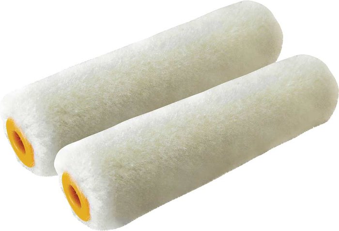 Tooled Up | Stanley Stanley Mini Mohair Gloss Paint Roller Sleeve 100mm Pack of 2 Stanley Stanley Mini Mohair Gloss Paint Roller Sleeve 100mm Pack of 2