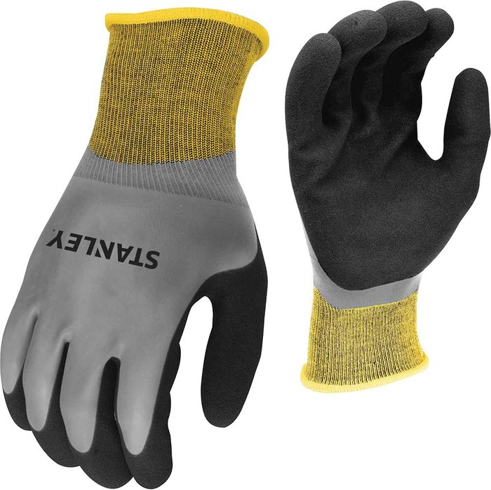 Tooled Up | Stanley Stanley SY18L Waterproof Gripper Grey & Black Glove - Size L Stanley Stanley SY18L Waterproof Gripper Grey & Black Glove - Size L
