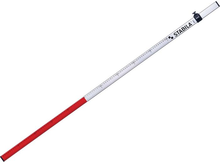 Tooled Up | Stabila Stabila Telescopic Levelling Survey Rod Stabila Stabila Telescopic Levelling Survey Rod
