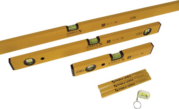 Tooled Up | Stabila Stabila 5 Piece 70-2 Series Combi Spirit Level Set Stabila Stabila 5 Piece 70-2 Series Combi Spirit Level Set
