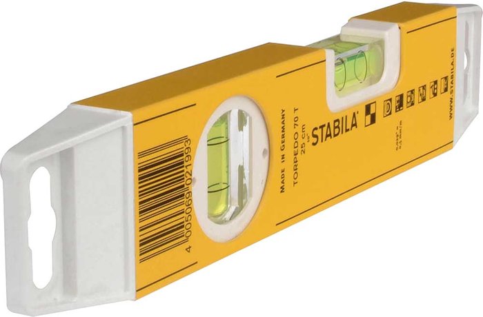 Tooled Up | Stabila Stabila Torpedo Level 250mm STB70T-25 Stabila Stabila Torpedo Level 250mm STB70T-25