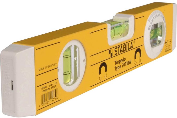 Tooled Up | Stabila Stabila Magnetic Torpedo Spirit Level 10 Stabila Stabila Magnetic Torpedo Spirit Level 10