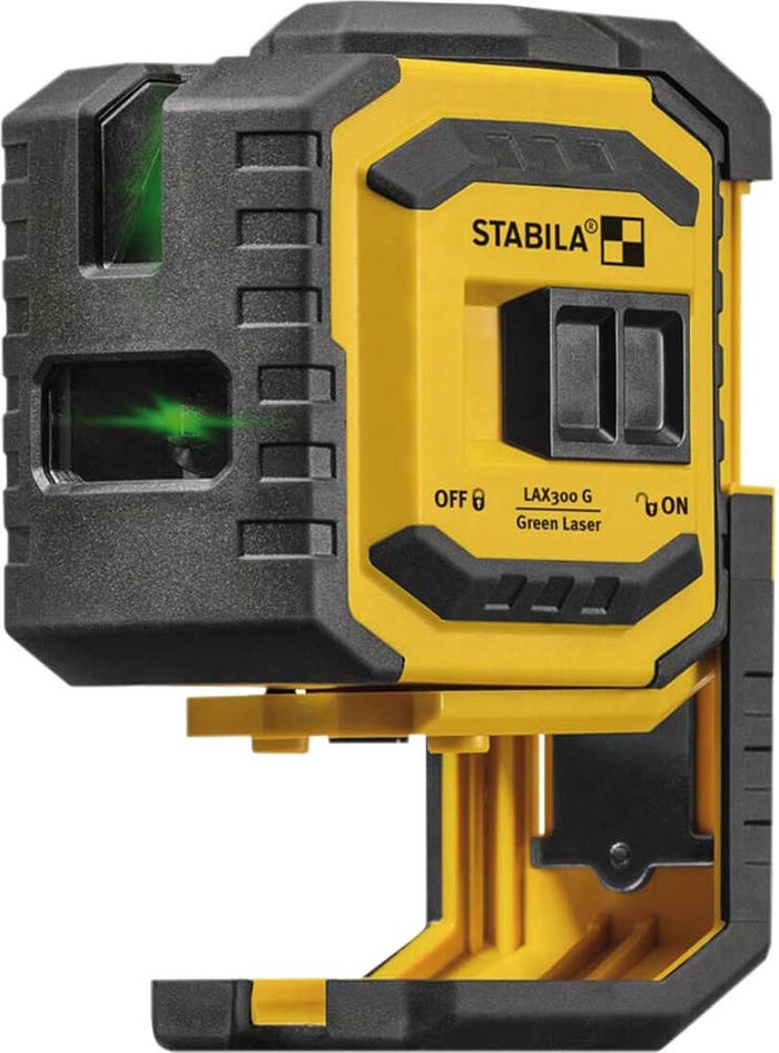 Tooled Up | Stabila Stabila LAX300 Green Cross Line Laser Level Stabila Stabila LAX300 Green Cross Line Laser Level