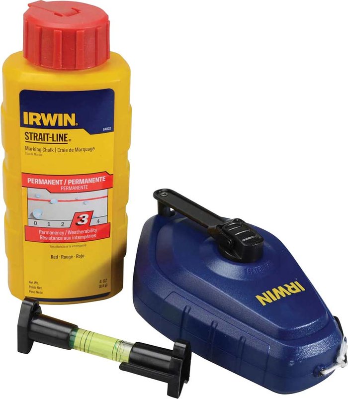 Tooled Up | Straight Line Irwin StraitLine Speedline Chalk Line Reel Set 30m Straight Line Irwin StraitLine Speedline Chalk Line Reel Set 30m