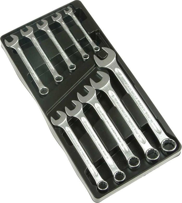 Tooled Up | Stahlwille Stahlwille 10 Piece Combination Spanner Set Imperial Stahlwille Stahlwille 10 Piece Combination Spanner Set Imperial