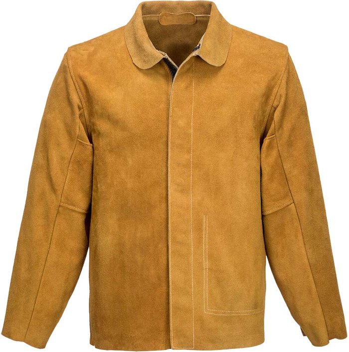 Tooled Up | Portwest SW34TARXXL - sz 2XL Leather Welding Jacket - Tan - Portwest Portwest SW34TARXXL - sz 2XL Leather Welding Jacket - Tan - Portwest