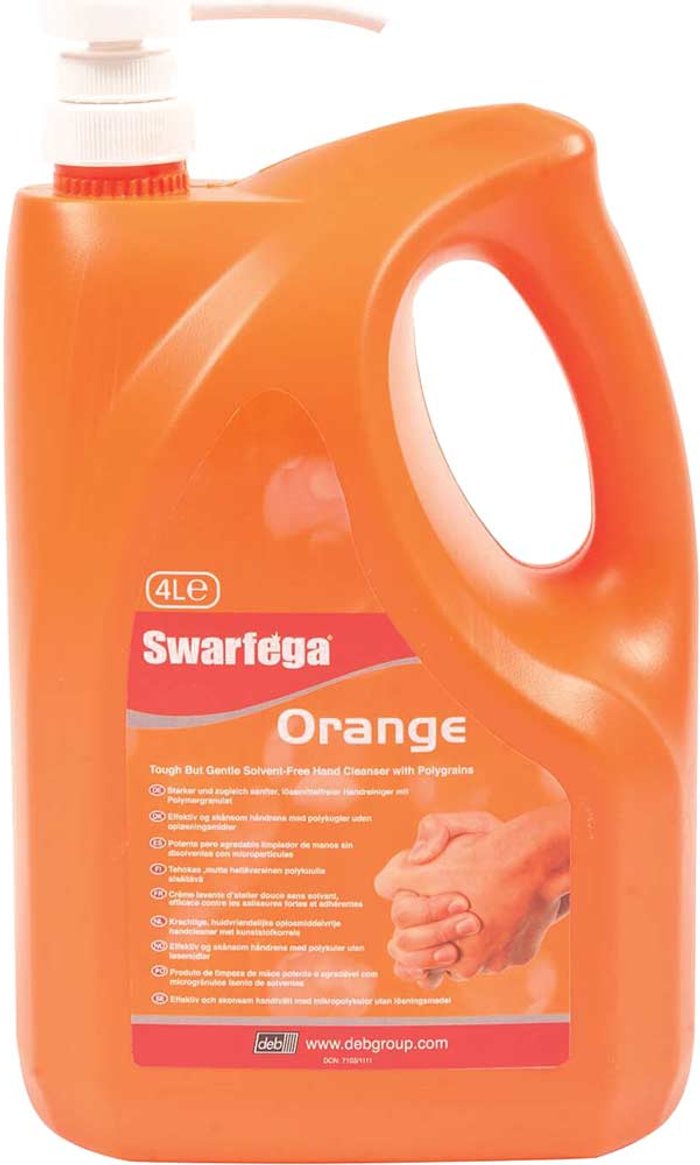 Tooled Up | Swarfega Swarfega Orange Heavy Duty Hand Cleaner 4l Swarfega Swarfega Orange Heavy Duty Hand Cleaner 4l