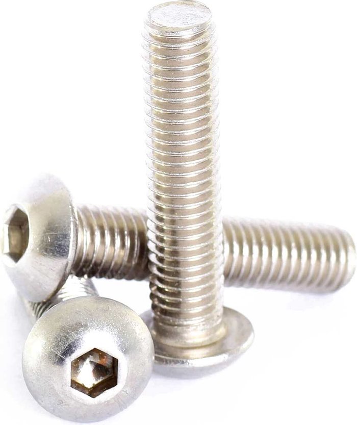 Tooled Up | Sirius Sirius Button Head Socket Screws A2 304 Stainless Steel M3 30mm Pack of 1 Sirius Sirius Button Head Socket Screws A2 304 Stainless Steel M3 30mm Pack of 1