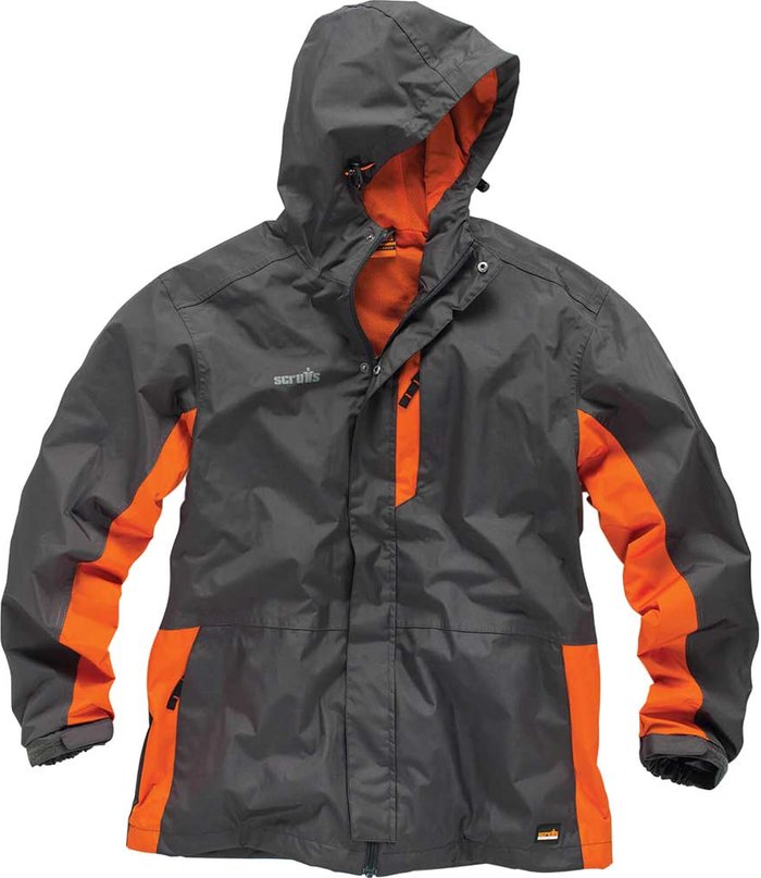 Tooled Up | Scruffs Scruffs Worker Jacket Graphite / Orange M Scruffs Scruffs Worker Jacket Graphite / Orange M