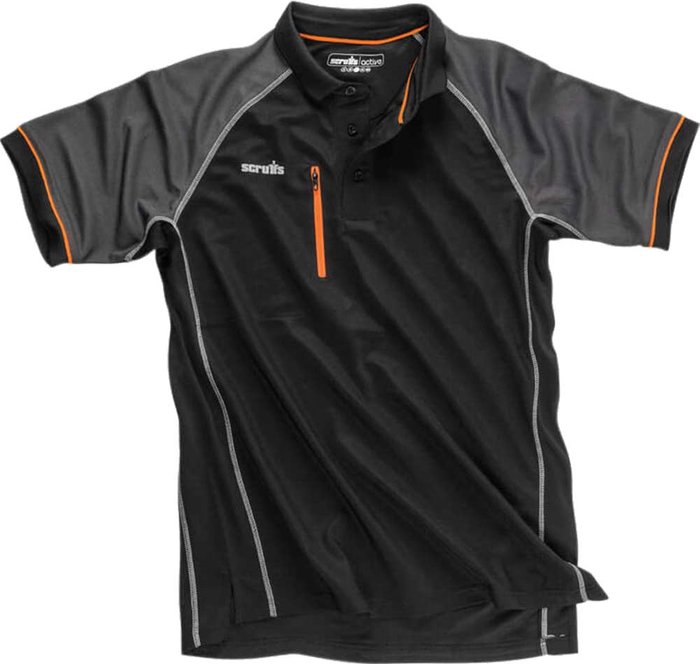 Tooled Up | Scruffs Scruffs Trade Active Polo Black XXL Scruffs Scruffs Trade Active Polo Black XXL