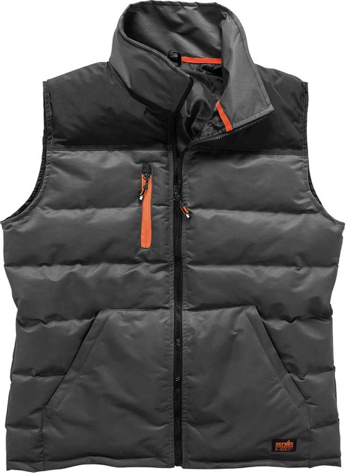 Tooled Up | Scruffs Scruffs Worker Bodywarmer Black / Charcoal XL Scruffs Scruffs Worker Bodywarmer Black / Charcoal XL