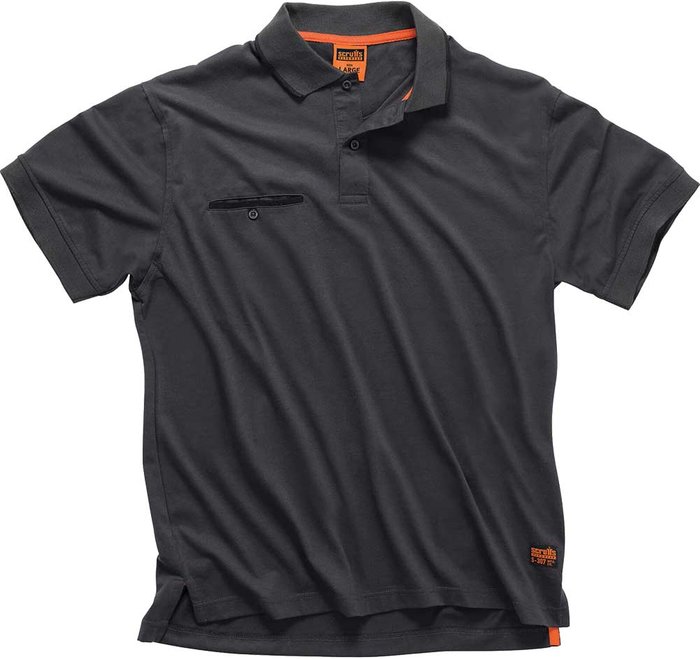 Tooled Up | Scruffs Scruffs Worker Polo Graphite M Scruffs Scruffs Worker Polo Graphite M