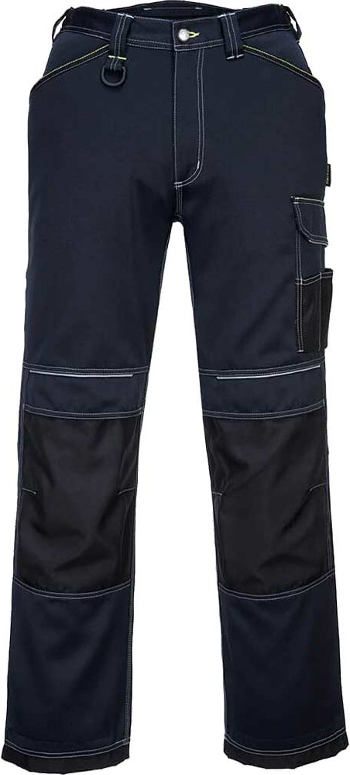 Tooled Up | Portwest Portwest PW3 Mens Urban Work Trousers Navy / Black 46 Portwest Portwest PW3 Mens Urban Work Trousers Navy / Black 46