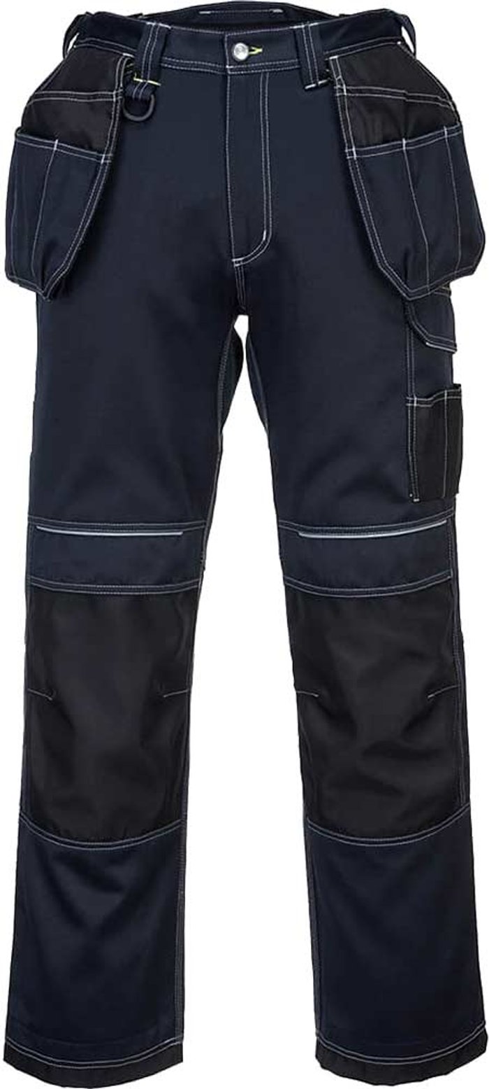 Tooled Up | Portwest Portwest PW3 Mens Holster Work Trousers Navy / Black 41 Portwest Portwest PW3 Mens Holster Work Trousers Navy / Black 41
