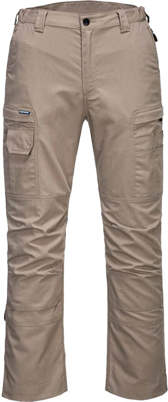 Tooled Up | Portwest Portwest T802 KX3 Ripstop Trousers Sand 33 Portwest Portwest T802 KX3 Ripstop Trousers Sand 33