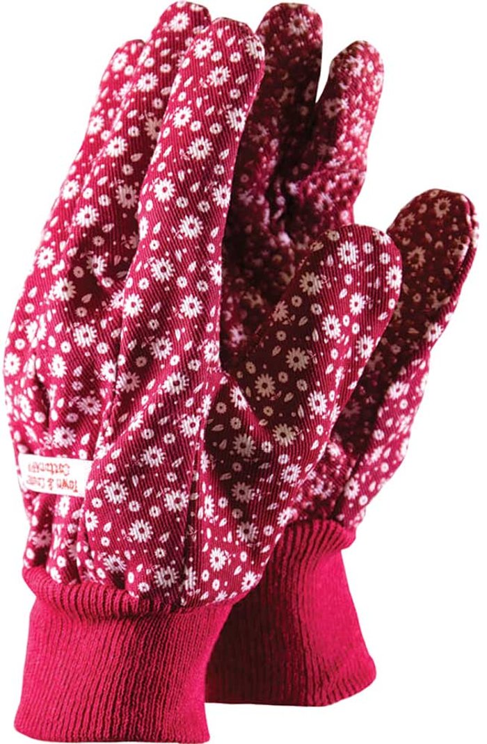 Tooled Up | Town &Country Town and Country Cotton Grip Garden Gloves Red M Town &Country Town and Country Cotton Grip Garden Gloves Red M