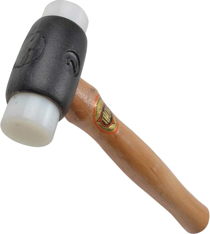 Tooled Up | Thor THO912 Super Plastics Hammer Wood Handle Size 2 (38mm) 790g - Thor Thor THO912 Super Plastics Hammer Wood Handle Size 2 (38mm) 790g - Thor