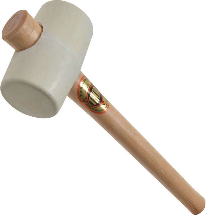 Tooled Up | Thor Thor White Rubber Mallet 300g Thor Thor White Rubber Mallet 300g