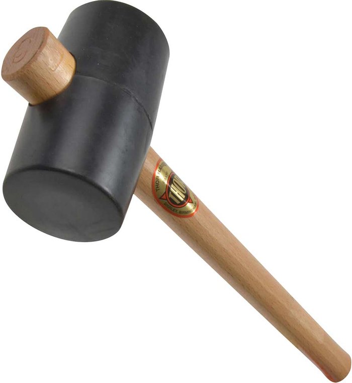 Tooled Up | Thor Thor Black Rubber Mallet 525g Thor Thor Black Rubber Mallet 525g