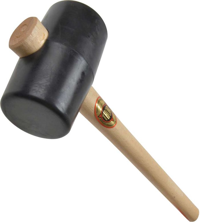 Tooled Up | Thor Thor Black Rubber Mallet 750g Thor Thor Black Rubber Mallet 750g
