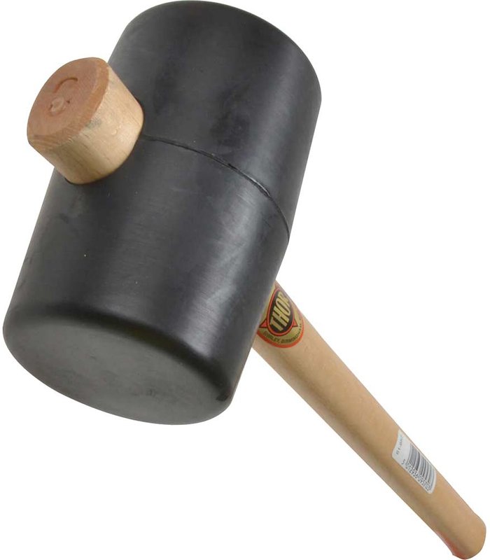 Tooled Up | Thor Thor Black Rubber Mallet 1100g Thor Thor Black Rubber Mallet 1100g