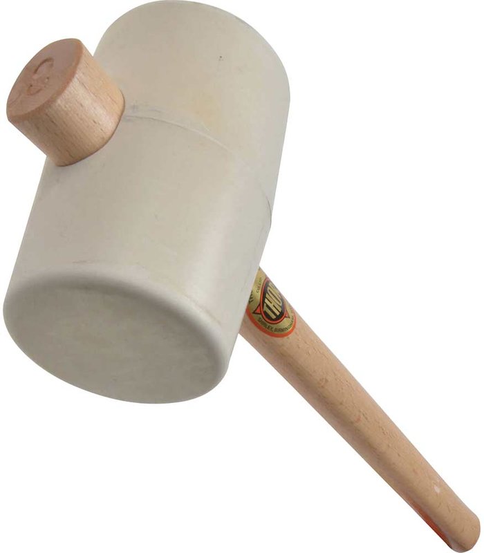 Tooled Up | Thor Thor White Rubber Mallet 1125g Thor Thor White Rubber Mallet 1125g