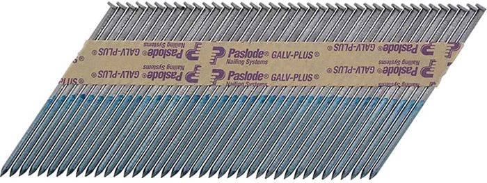 Tooled Up | Paslode Paslode IM360CI Galvanised+ Smooth Collated Nails and Gas 90mm Pack of 2200 Paslode Paslode IM360CI Galvanised+ Smooth Collated Nails and Gas 90mm Pack of 2200