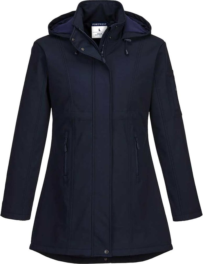 Tooled Up | Portwest Portwest Carla Womens Softshell Jacket Navy L Portwest Portwest Carla Womens Softshell Jacket Navy L