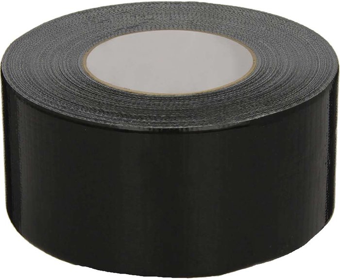 Tooled Up | Sirius Sirius Cloth Duct Tape Black 75mm 50m Sirius Sirius Cloth Duct Tape Black 75mm 50m