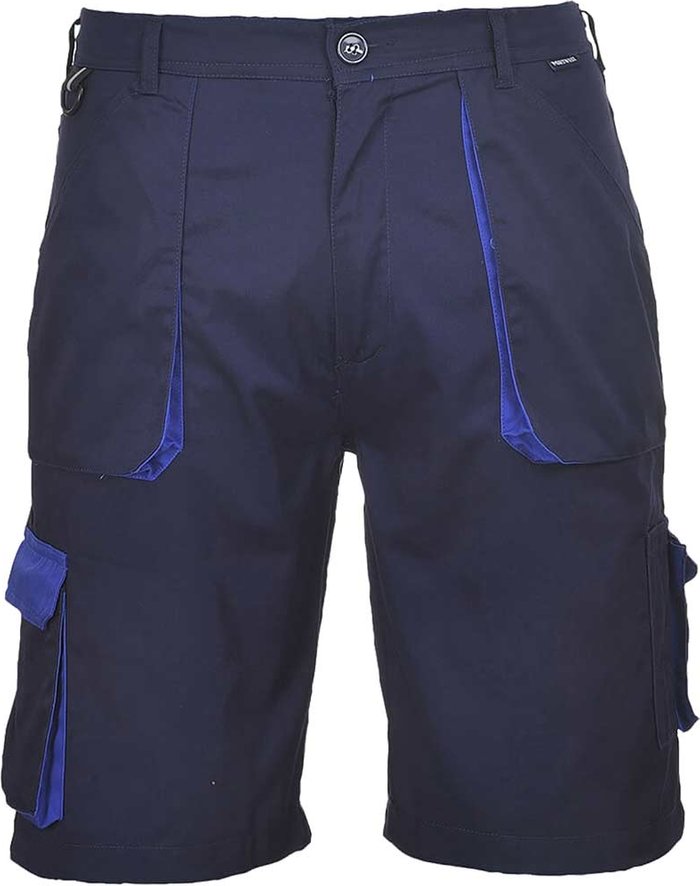 Tooled Up | Portwest Portwest Mens Texo Contrast Work Shorts Navy L Portwest Portwest Mens Texo Contrast Work Shorts Navy L