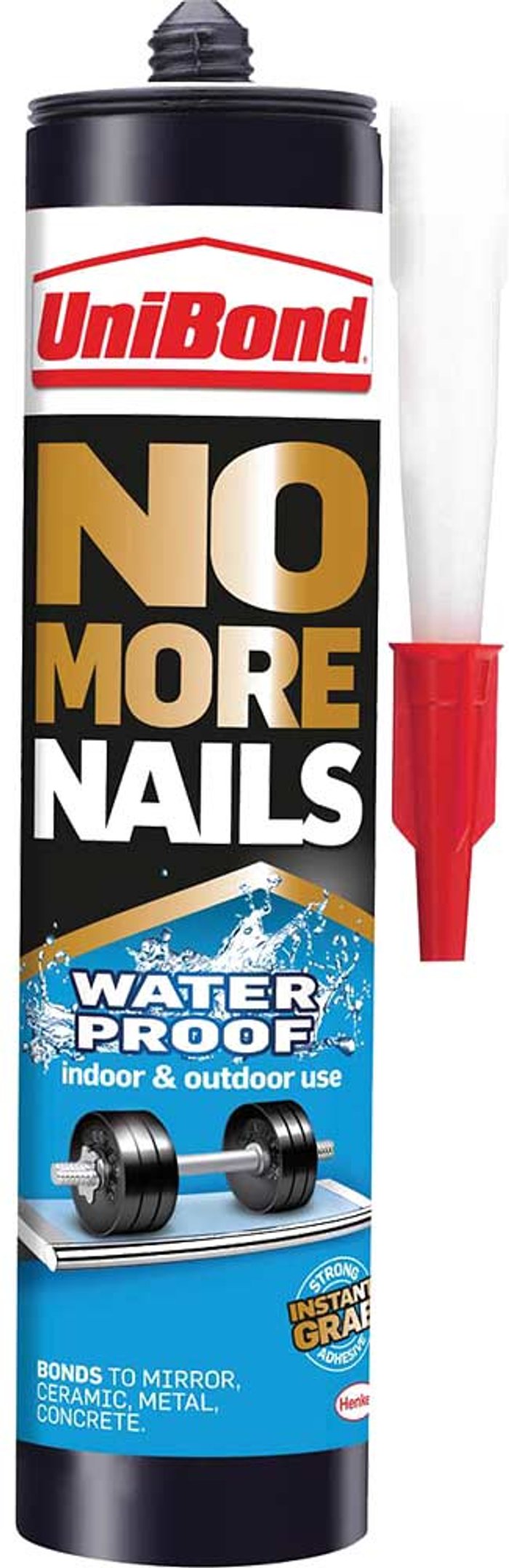 Tooled Up | UniBond No More Nails UniBond No More Nails Waterproof Cartridge 450g UniBond No More Nails UniBond No More Nails Waterproof Cartridge 450g