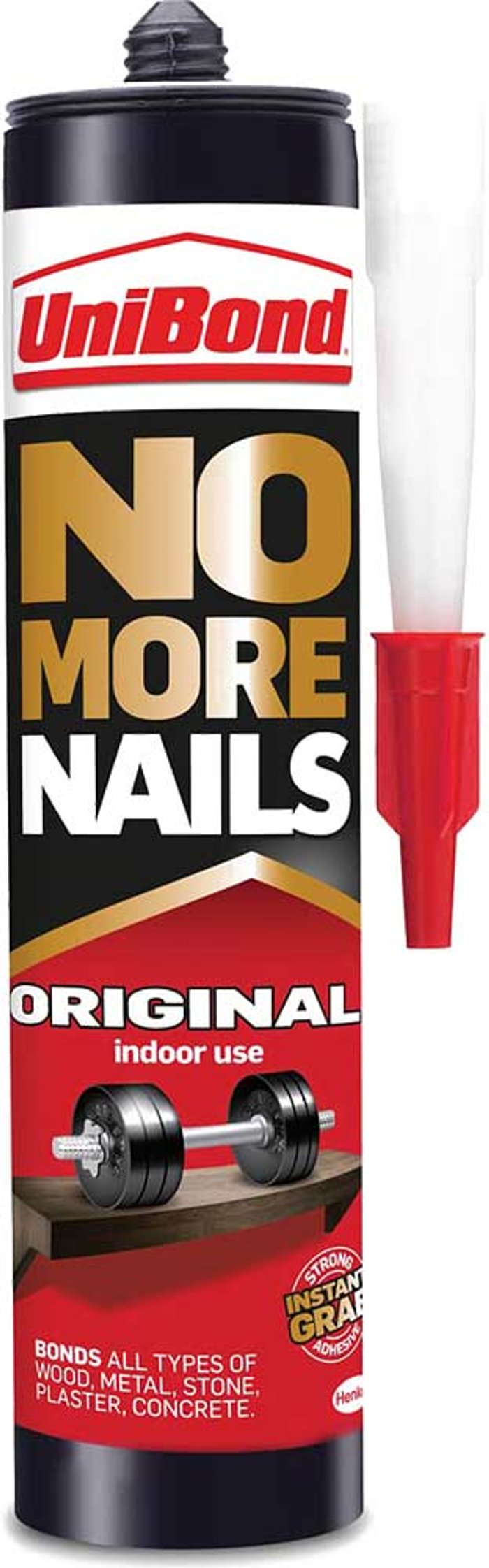 Tooled Up | UniBond No More Nails UniBond No More Nails Original Adhesive Cartridge 365g NA UniBond No More Nails UniBond No More Nails Original Adhesive Cartridge 365g NA