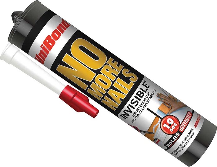 Tooled Up | Unibond Unibond No More Nails Invisible Grab Adhesive 300ml Unibond Unibond No More Nails Invisible Grab Adhesive 300ml