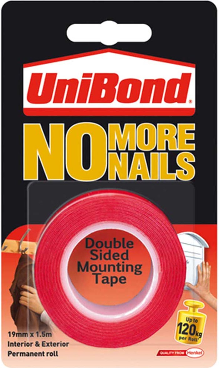 Tooled Up | Unibond UniBond No More Nails Mounting Tape Roll Unibond UniBond No More Nails Mounting Tape Roll
