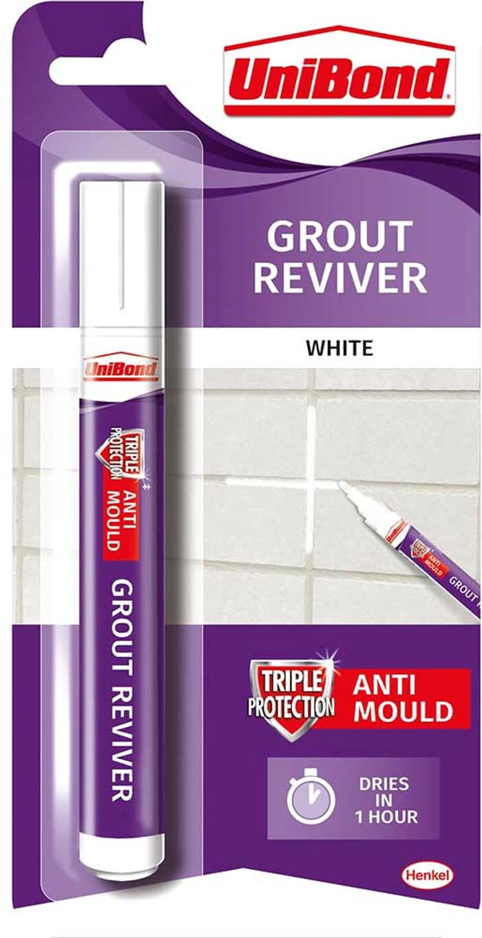Tooled Up | Unibond UniBond Ice White Grout Reviver Pen 7 ml - White Unibond UniBond Ice White Grout Reviver Pen 7 ml - White