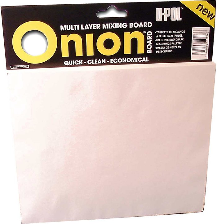 Tooled Up | UPO UPO Isopon Onion Board Mult Page Mixing Pallette UPO UPO Isopon Onion Board Mult Page Mixing Pallette