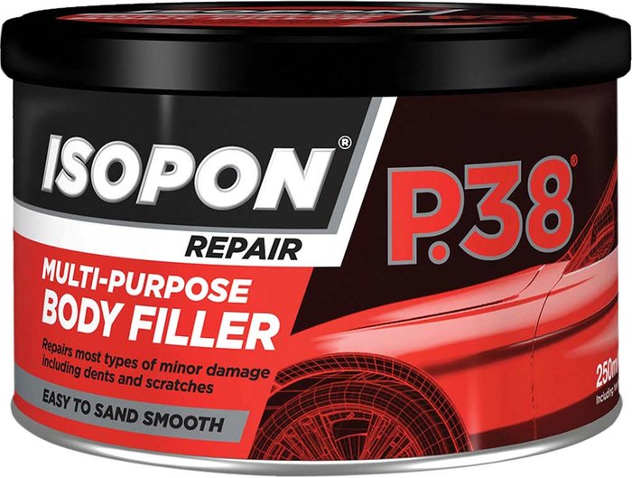 Tooled Up | UPO UPO Isopon P38 Easy Sanding Body Filler 250ml UPO UPO Isopon P38 Easy Sanding Body Filler 250ml