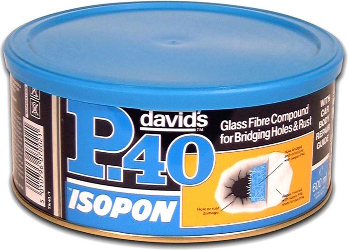 Tooled Up | UPO UPO Isopon P40 Glass Fibre Repair Paste 600ml UPO UPO Isopon P40 Glass Fibre Repair Paste 600ml